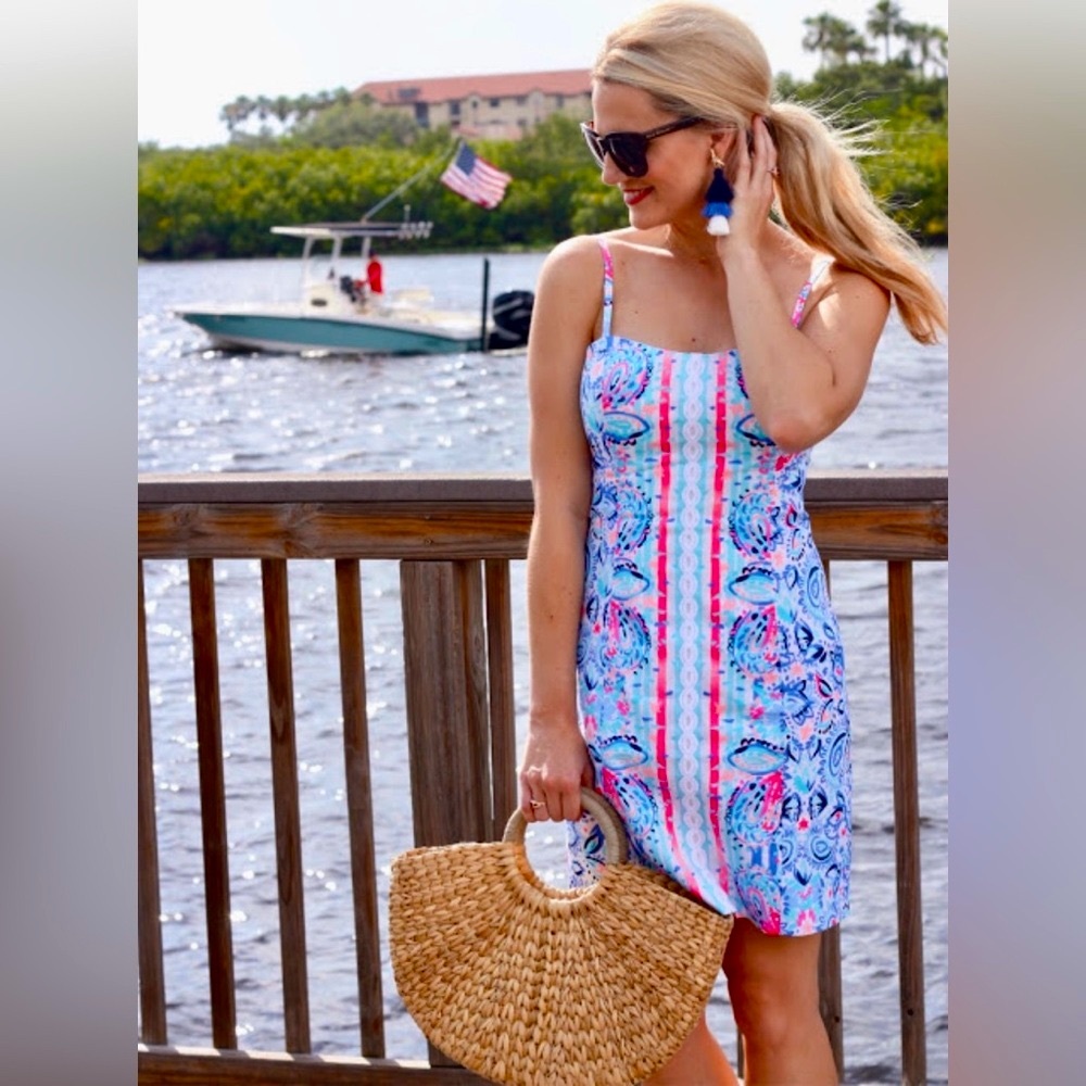 Lilly Pulitzer Shelli Dress Stripes & Streamers